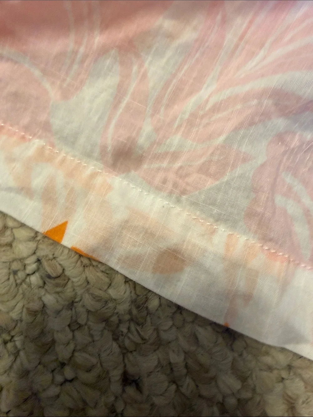 GAP Kids/Girls Pink and Orange Floral Maxi Dress